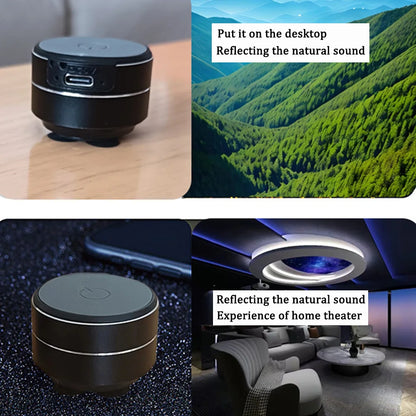mini  Speaker, loud volume, good bass Vibration Stereo Audio Digital  Wireless Bluetooth Speakers Portable Metal Speaker
