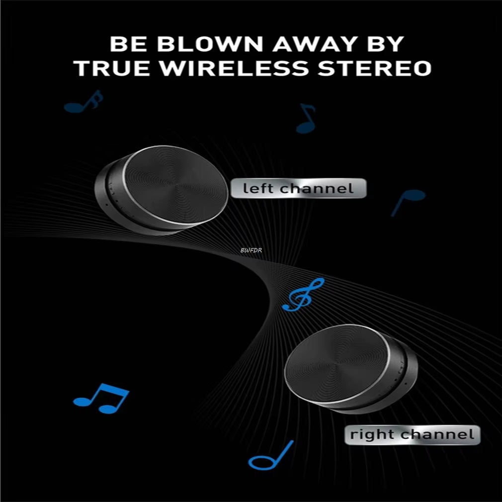 Resowave mini Speaker Bluetooth-Compatible TWS Wireless Stereo Sound Speaker with FM Radio 